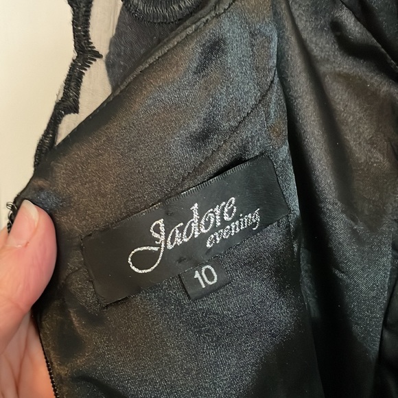 Gorgeous lace dress with full skirt and built in crinoline. - Picture 6 of 9